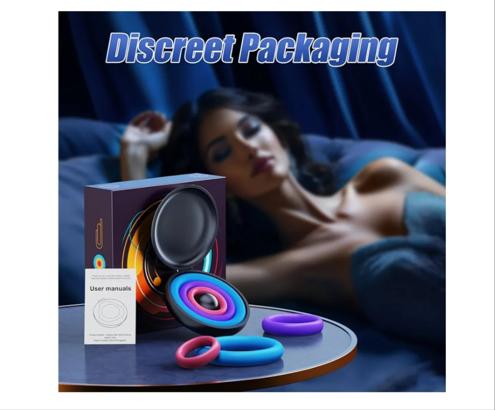 Sex Toys Silicone Penis Ring - Multi-Coloured Cockring Cock Sexual Stimulation Device with 3 Pcs Different Sizes for Erection Enhancing Long Lasting Stronger, Adult Sex Toys for Men or Couple Pleasure