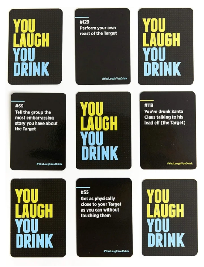 The Drinking Game for People Who Can't Keep a Straight Face [A Party Game]
