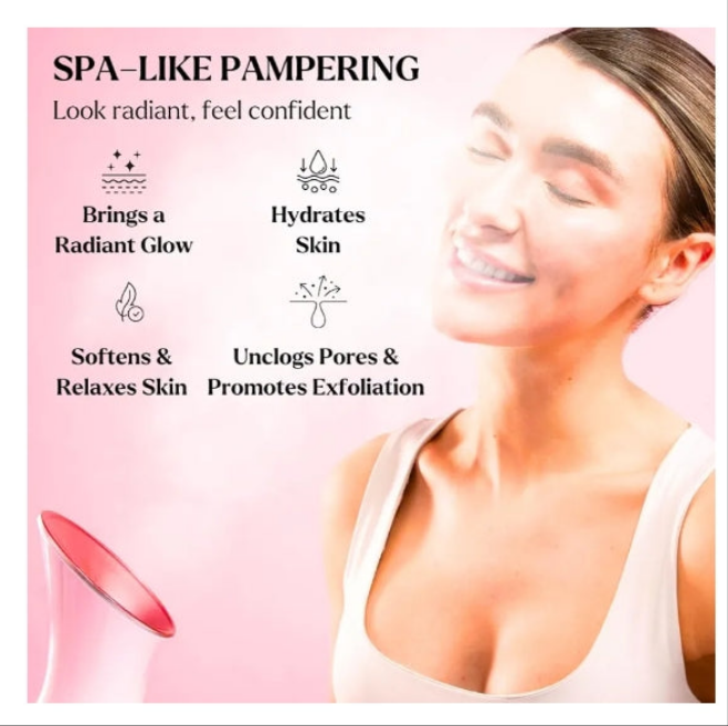 Facial Steamer Spa Gifts with Complimentary 17 Skin Care Tools | Face Steamer Gift Set for Women with Towel Warmer & Humidifier Mode| Self Care Gifts for Women, Spa Gifts,