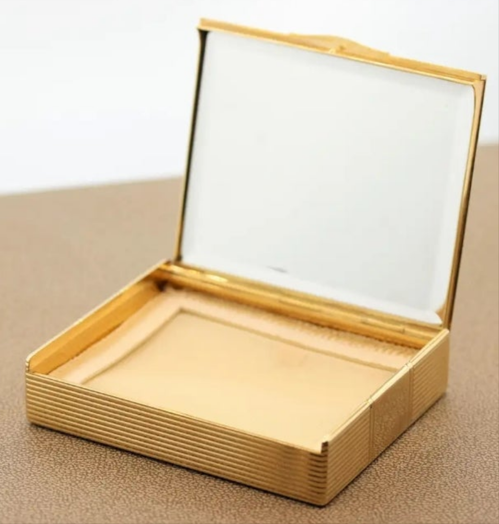 Tiffany & Co. Ruby Diamond Gold Compact Powder CaseGold,14k Gold,Yellow Gold diamond ruby