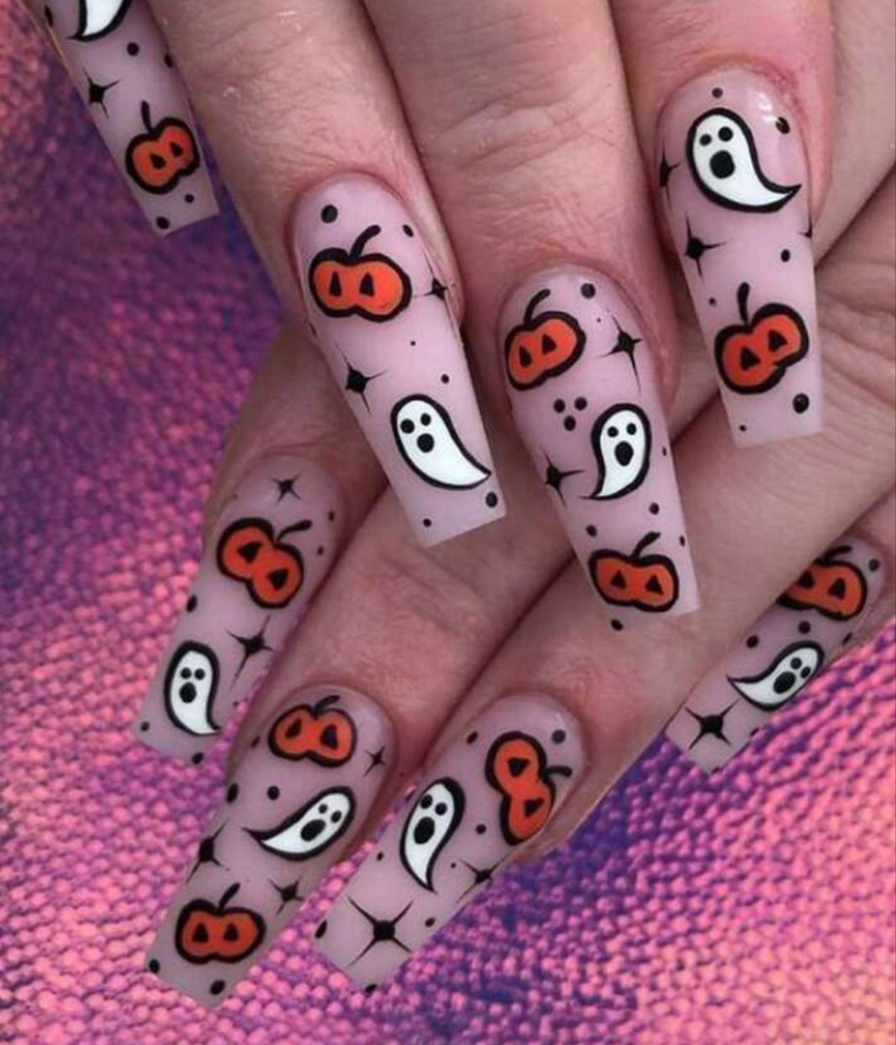 Halloween nails,24pc choose your nails by the number shown by the nails.You want. 1 pack