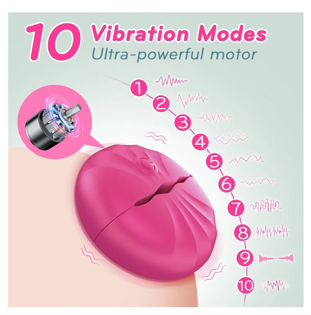 Nipple Toys Nipple Vibrator, Nipple Clamps Sex Pleasure Women with 10 Vibration Modes, Silicone Lightweight Invisible Nipple Toy, Vibrating Nipple Clamps Adult Sex Toy for Women Couples Pleasure