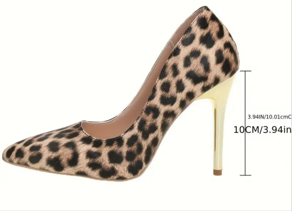 Leopard High Heels Sexy Pumps as Seen on Cocomoney's Tiktok Channel 💋
