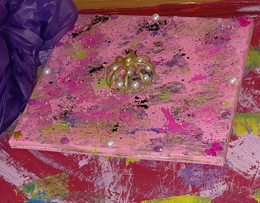 COCOMONEY ART Crown 1 OF 1 CUSTOM PIECE BY COCOMONEY painting on canvas
