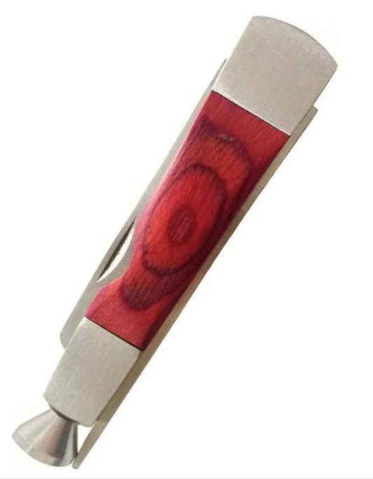 3 in 1 Tobacco Pipe Cleaner Cleaning Tool Contains a Tamper (Stubber), a Reamer & a Spike (Pick)