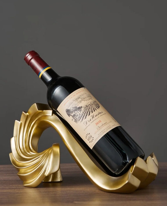 Tabletop Wine Bottle Rack Gold