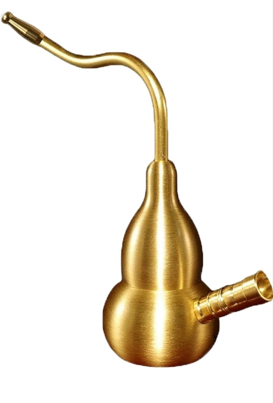 Hookah Mini Hookahs Shisha Handheld Personal Hookah Water Pipe For Smoking Brass Small Travel Hookah Smoking Gifts For Father Husband Boyfriend or Friends,