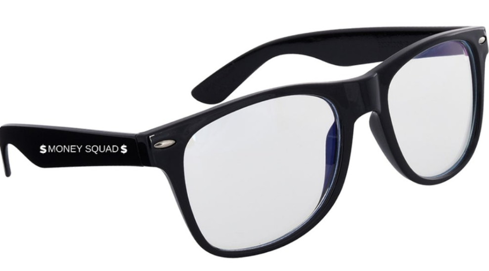 Cocomoney and Money Squad glasses