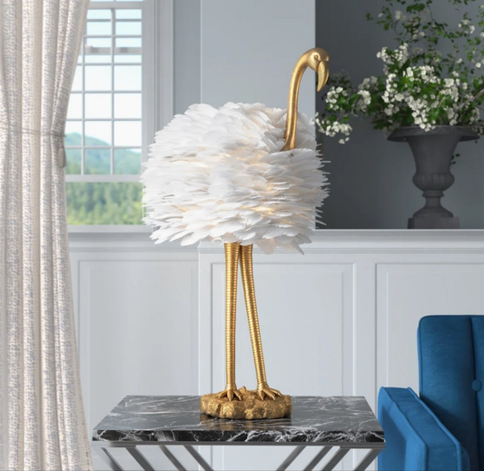 Feather Novelty Lamp