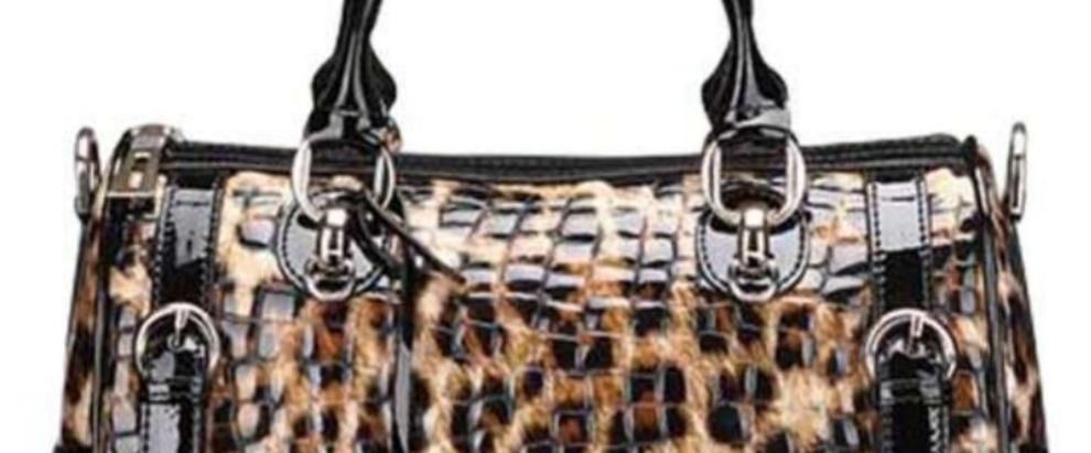 Cocomoney Handbag Coffee Brown drink me up Leopard 😆