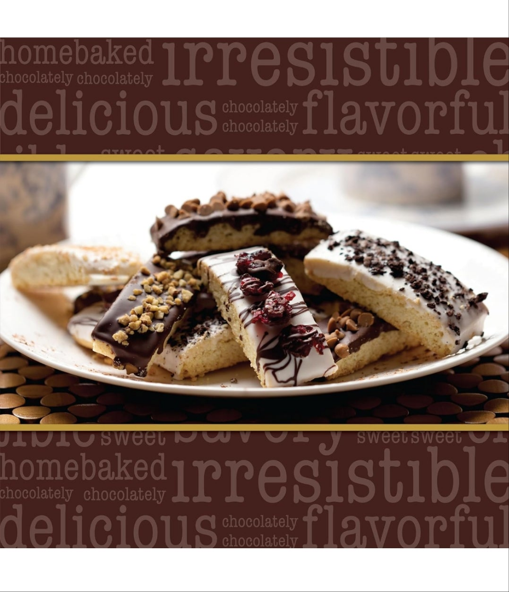 Chocolate Biscotti Gift Box, Gourmet Cookie Gift Basket for Food Delivery, Fancy Cookies Gift Ideas for Women, Men, Wife Girlfriend