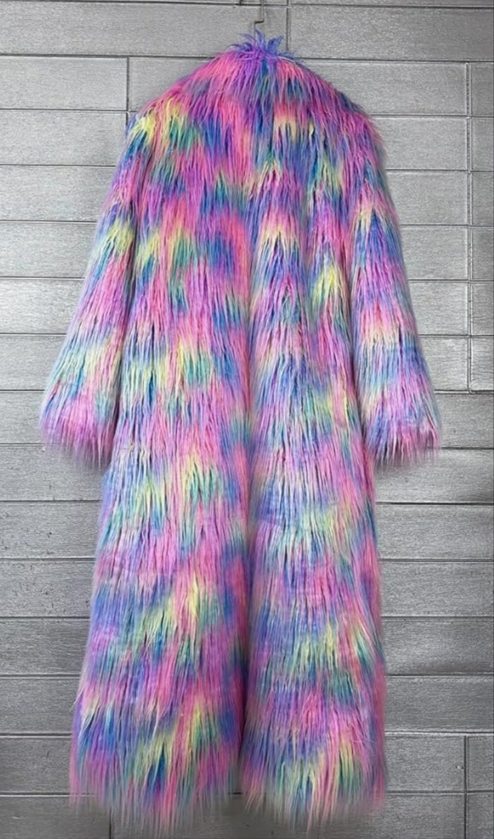 Faux Fur Coat Women's Extend Ankle Puffy Outwear