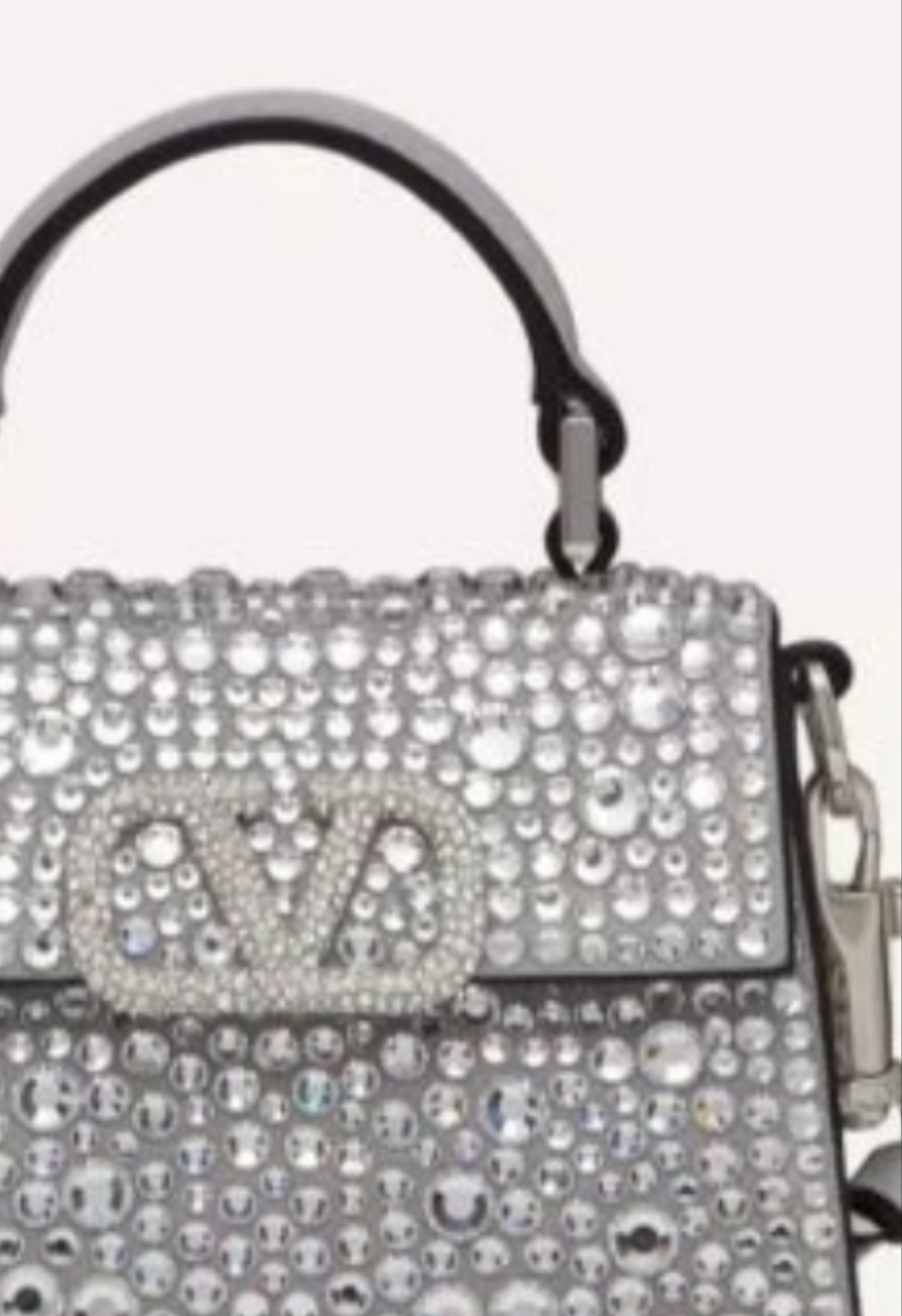 Devotion Metallic Leather Top Handle Bag
