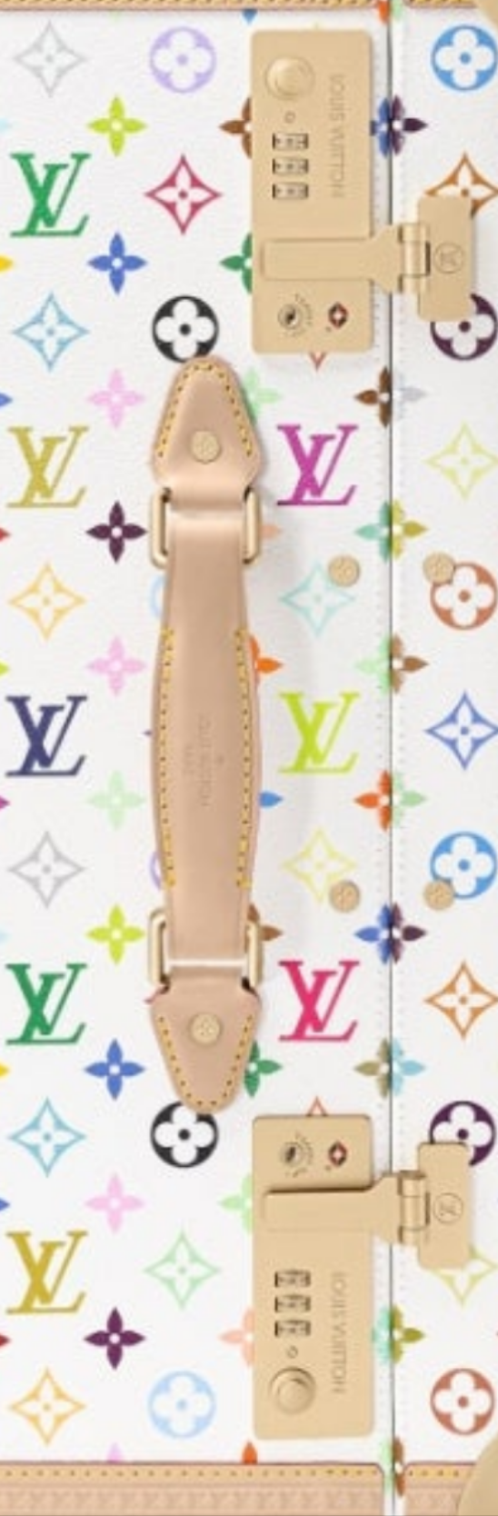 Louis Vuitton x Takashi Murakami Rolling Trunk
White Multicolored