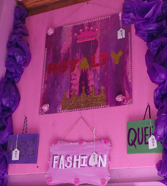 COCOMONEY ART Fashion 1 OF 1 CUSTOM PIECE on wood BY COCOMONEY