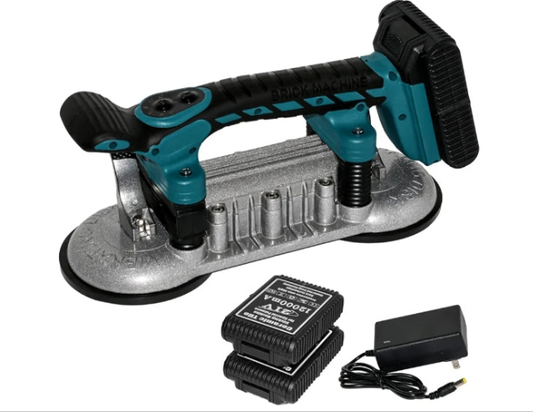 Tile Vibrator Tool, Professional and Efficient Tile Tool, Powerful Leveling Handheld Tile Laying Machine, 12000mAh 24000r/min 6 Speeds