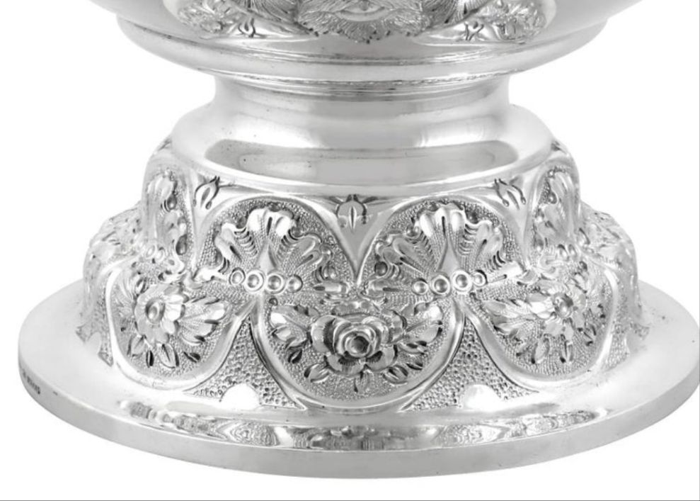 Stunning 925 Victorian Sterling Silver Jug in The Armada Style