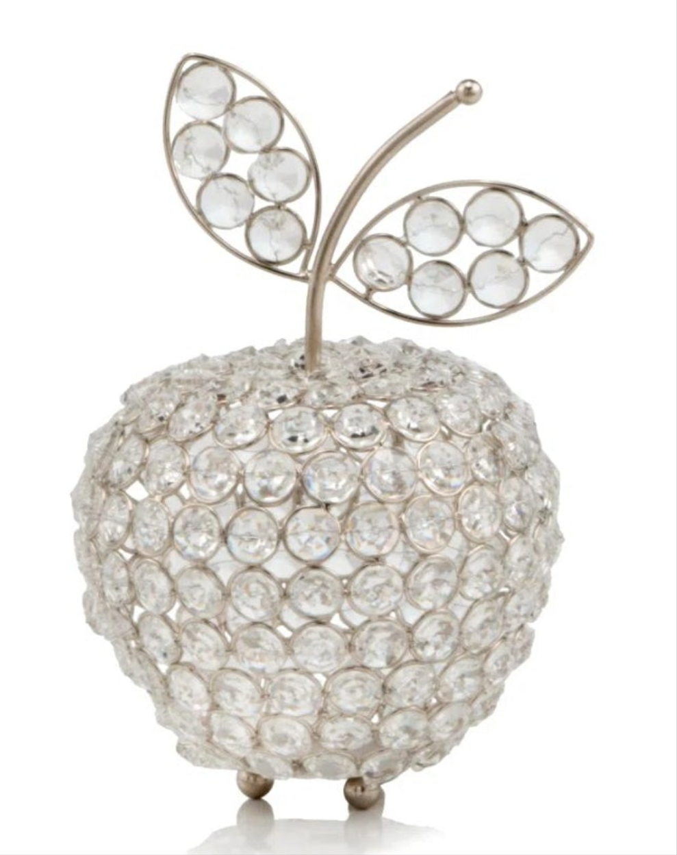 Crystal bling fruit in gold or silver tones pineapple apple or a juicy pear fun in different sizes too