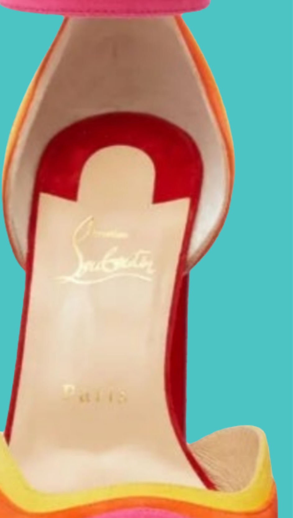 Christian Louboutin Degratissimo Alta 130 VV/Suede Sandal Heels
Multi (Women's)