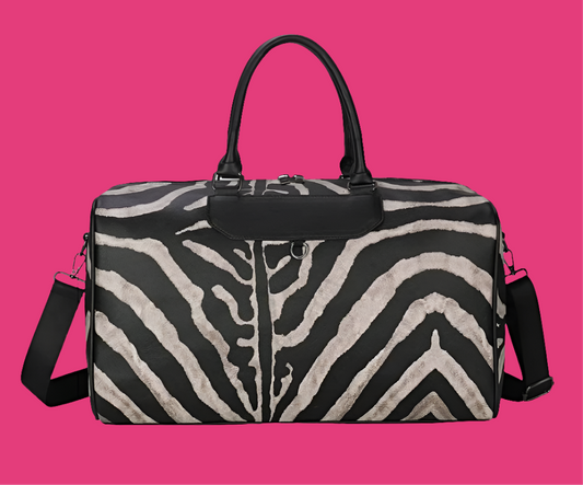 COCOMONEY Zebra Print Duffel Bag sexy like the one I have and used in my shows