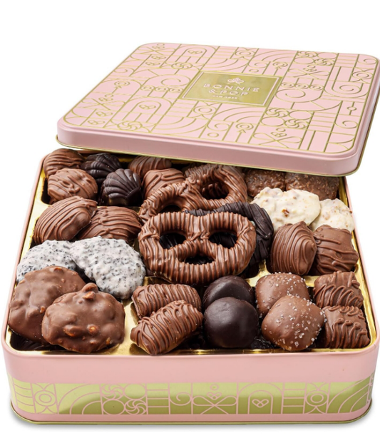 Chocolate Gift Box for Woman | Prime Gift Set for Christmas, Holidays, Mom, Wife, Girlfriend, Lover, Romantic | Bonnie and Pop