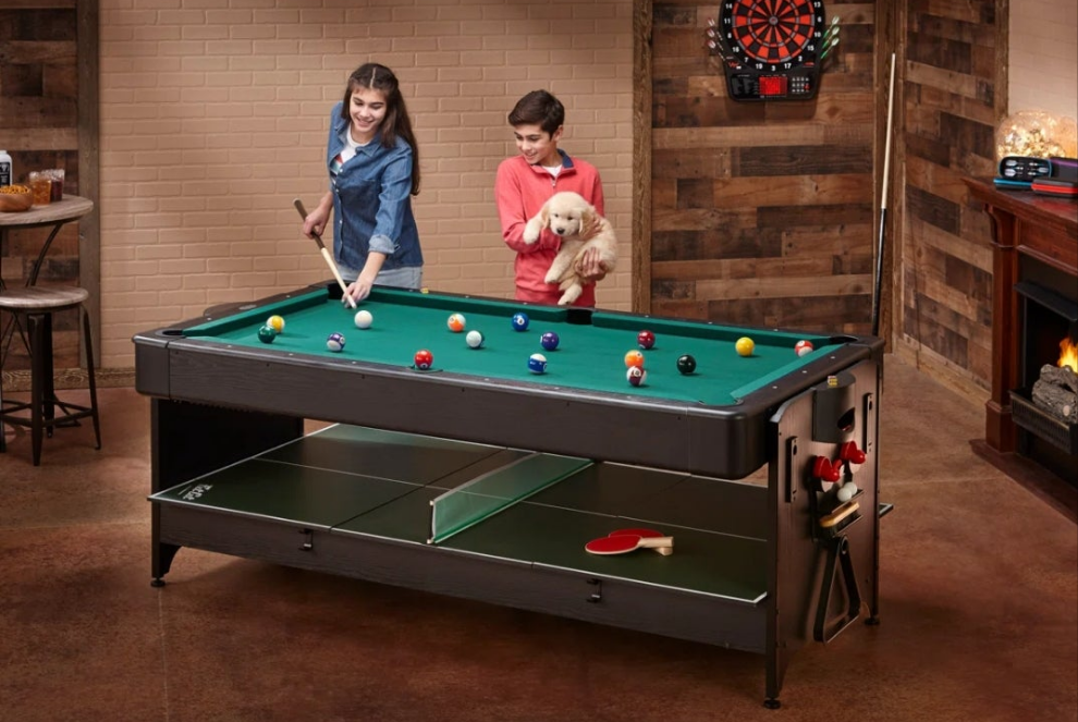 3 in 1 Air Hokey, Pool, Table Tennis Multi-Game Table