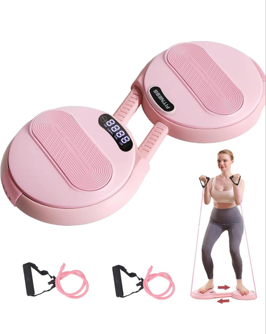Waist Twisting Machine with Counter, Adjustable Waist Twister Board for Women Belly Fat, Twist Board for Exercise, Ab Twister Board Twist Exercise Machine