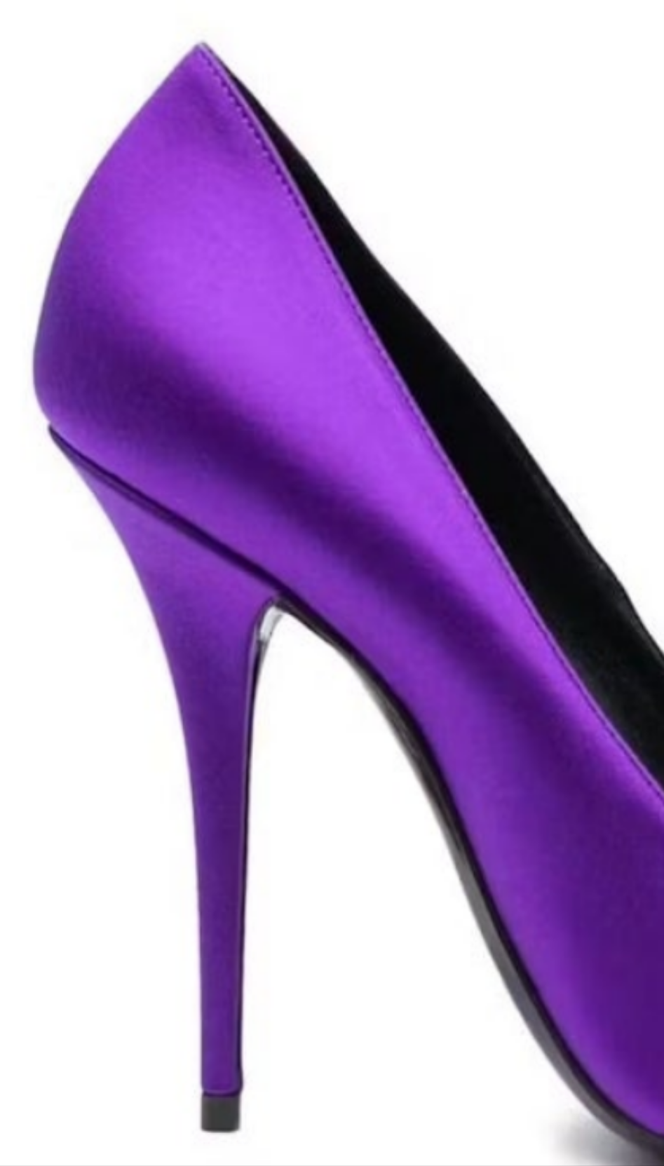 Saint Laurent Marylin pump. Purple