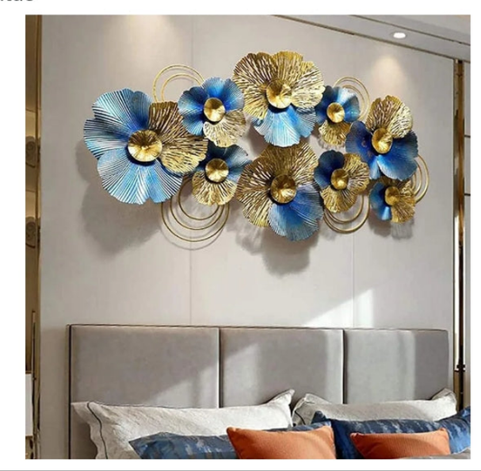 Wall Sculpture Metal Wall Art Sculpture Living Room Background Hanging Decor Iron  Home Wall Hanging Statue