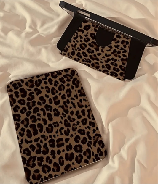 Cheetah Print 1pc Leopard Print Stand Tablet Protective Case, Compatible With IPad 10.9/Air4/5/6/10.2/10th/Pro11 2024/9.7/10.5