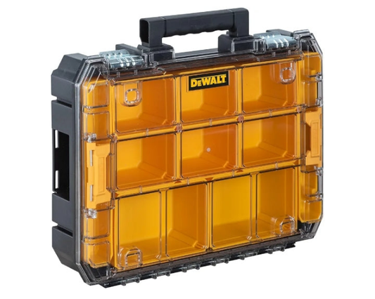 DEWALT TSTAK Tool Organizer, Small Parts Tool Box with Removable Compartments