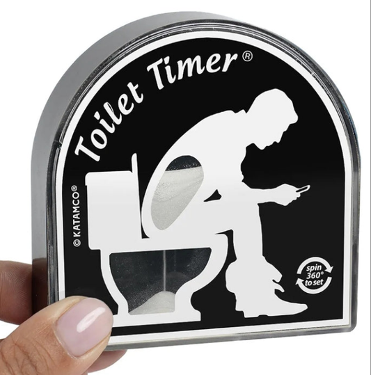 The Original Toilet Timer (Classic), As Seen on Shark Tank. Funny Gift for Men, Husband, Dad, Son, Birthday, Christmas, Stocking Stuffer.