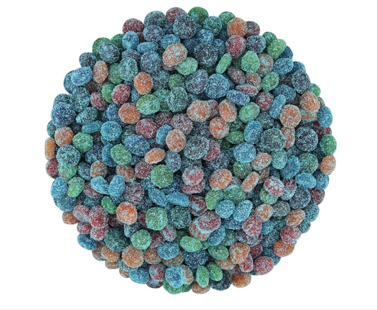 Extra Sour Candy, Super Tangy Candy Bites, Irresistible Extra Sour Gummy Candy (8 Ounce
