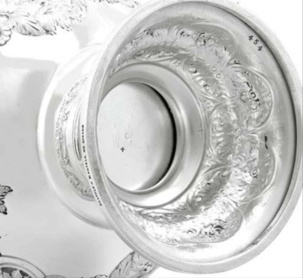 Stunning 925 Victorian Sterling Silver Jug in The Armada Style