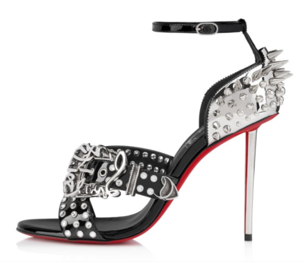 Christian Louboutin Wosandal Leather Leather Heeled Sandals Pumps
