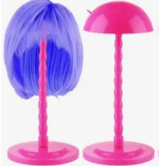 1 piece Wig or Hat Stand plastic easy assembly