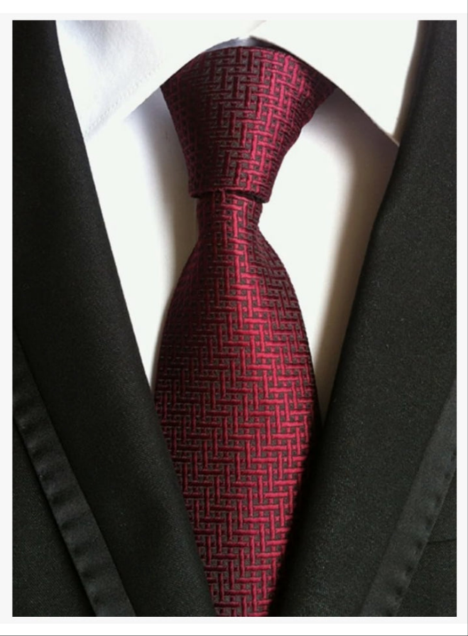 Lot 6 PCS Classic Men's Silk Tie Necktie Woven JACQUARD Neck Ties