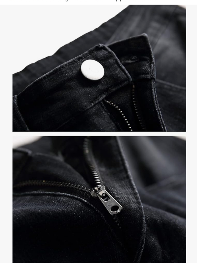 Men's Ripped Denim Shorts & Jeans Summer Casual Classic Straight Distressed Ripped Short Jeans