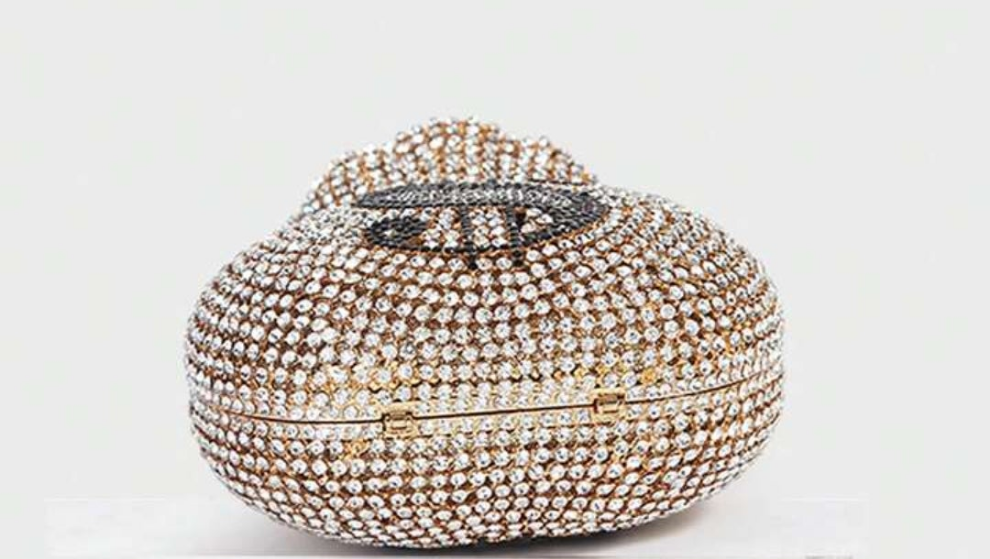 COCOMONEY CLUTCH  Evening Bag,Unique Sparkling Crystal Metal Clutch Purses,Designer Rhinestones Handbag
