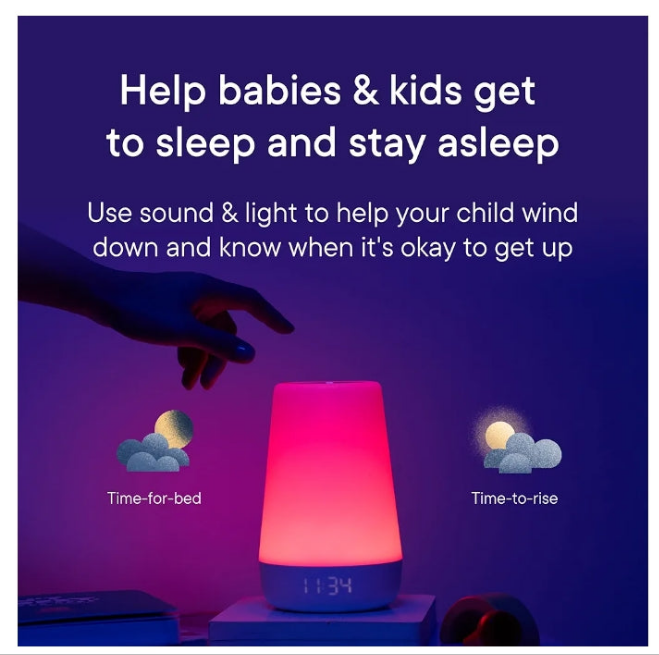 Rest Baby Sound Machine, Night Light | 2nd Gen | Registry Essential, Sleep Trainer, Routine Builder, Time-to-Rise Alarm Clock, White Noise Soother, Nursery Stories, Toddler Kids Bedroom (Wi-Fi)