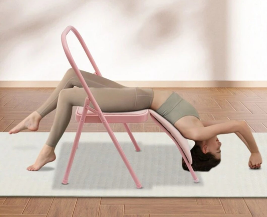 Foldable Yoga Chair-Pink iron