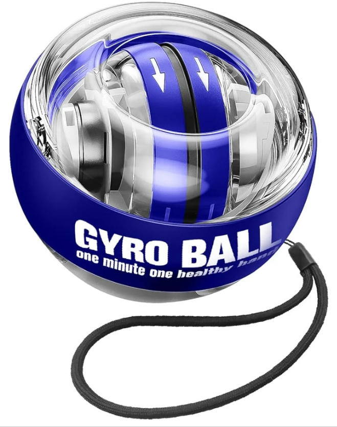 Wrist Trainer Ball Auto-Start Wrist Strengthener Gyroscopic Forearm Exerciser Gyro Ball for Strengthen Arms, Fingers, Wrist Bones and Muscles