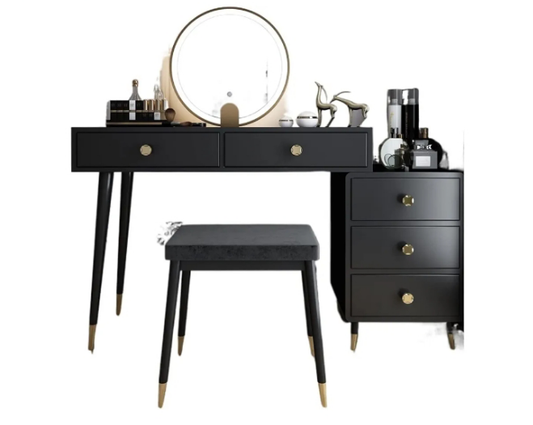 Vanity Benches Modern Household Dresser Dresser Bedroom Furniture Bedside Locker Wardrobe with Mirr