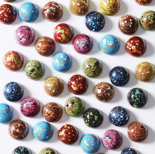 Symphony of Chocolate Bon Bon Truffles: A Melodic Medley of 24 Exquisite Pieces, Crafted in Belgium (1 lbs)