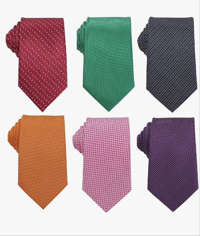 Lot 6 PCS Classic Men's Silk Tie Necktie Woven JACQUARD Neck Ties