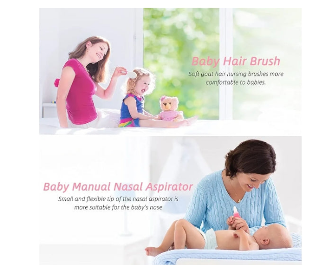 Baby Healthcare and Grooming Kit for Newborn Kids, 36PCS Upgraded Safety Baby Care Kit, Newborn Nursery Health Care Set, Baby Care Products