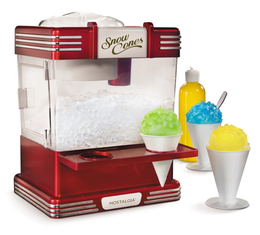 Countertop Snow Cone Maker in. Red or Blue