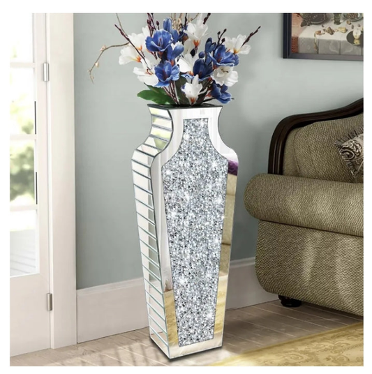 Decorative Mirror Vase Large Size Luxury for Home Decor. Can’t Hold Water.