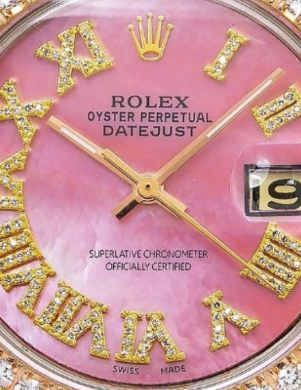 Rolex Datejust 1601 36MM Pink Diamond Dial With Two Tone Jubilee Bracelet (Pre-owned)