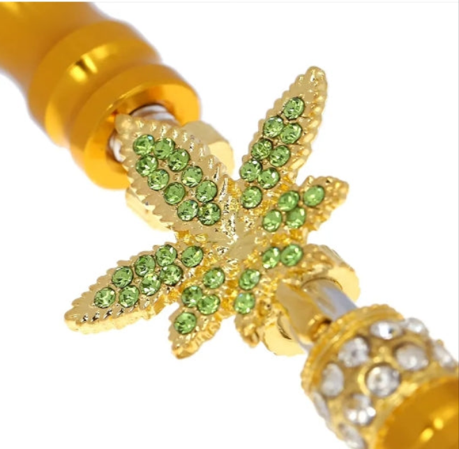 Hookah Tips Mouthpiece,Hookah Accessories Shisha Nargila Hose Mouth Tips Cigarette Holder for Women Metal Colored Rhinestone Nozzles,